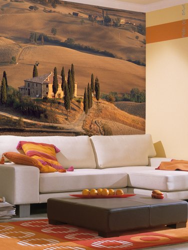 Diese Fototapete weckt Erinnerungen an den letzten Urlaub in der Toscana (Rasch)<br /> Diese Fototapete weckt Erinnerungen an den letzten Urlaub in der Toscana (Rasch)<br />